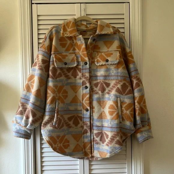 Free People Multicolor Plaid Jacket - Picture 5 of 10